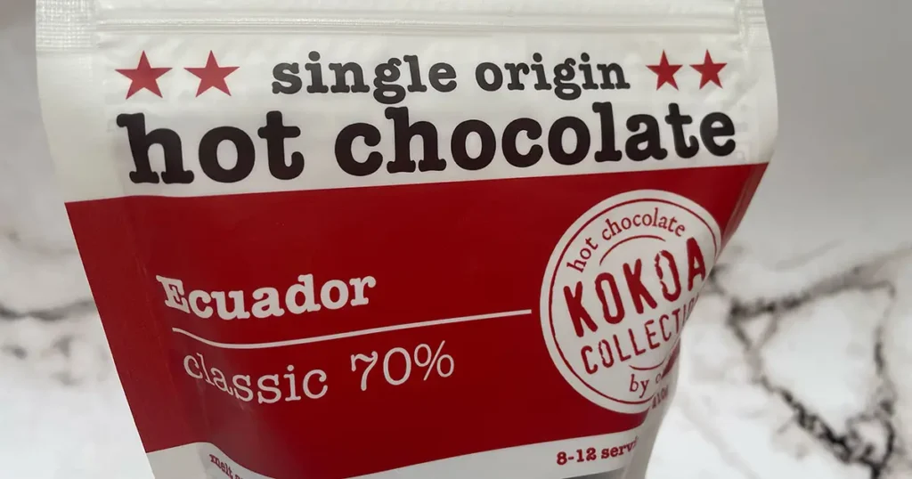 Kokoa Collection Ecuador Classic 70% hot chocolate